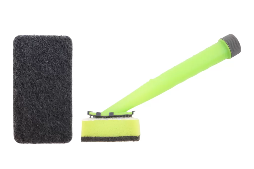 Scrub sponges are ideal for woks, sinks, stoves, ranges and walls.