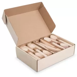 Disposable wooden tableware