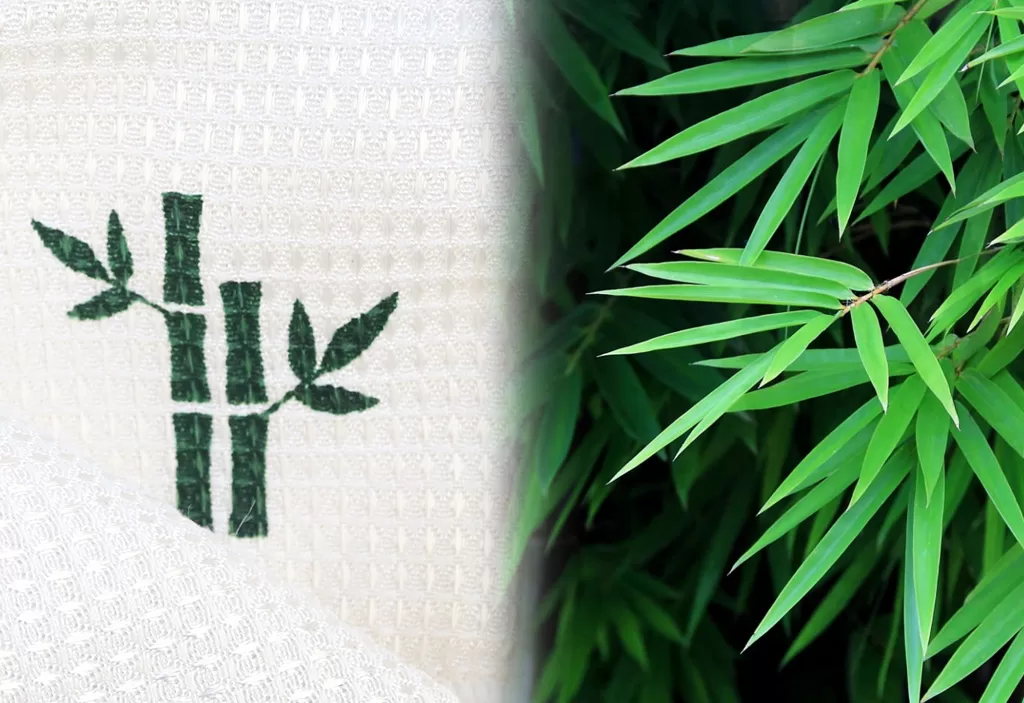 Bamboo fiber material： Waffle Bamboo Tea Towel