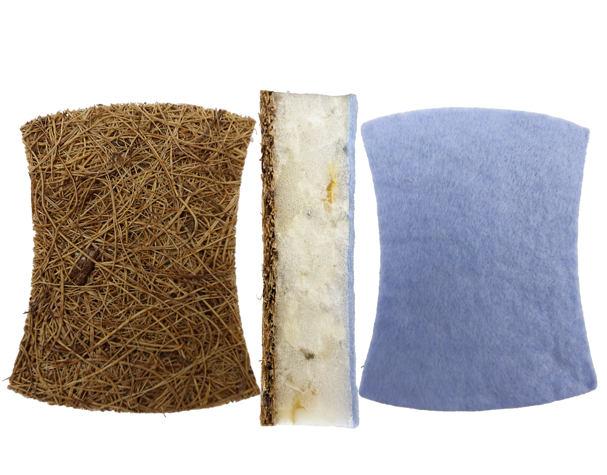 Eco-friendly and recyclable Sisal sponge